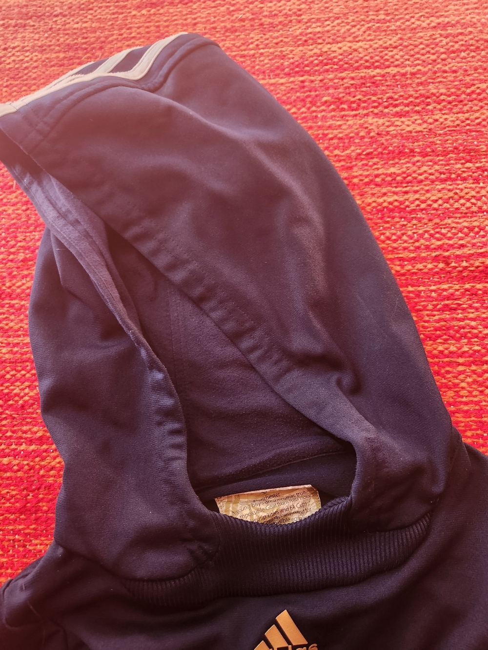 Rare David Beckhman Adidas LA Galaxy Navy Hooded Pullover - Picture 12 of 16